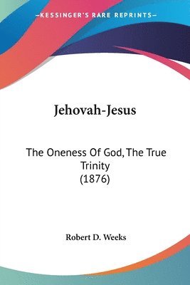 bokomslag Jehovah-Jesus: The Oneness of God, the True Trinity (1876)