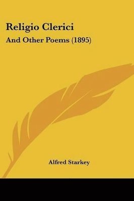 bokomslag Religio Clerici: And Other Poems (1895)