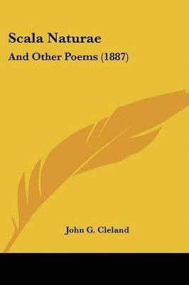 bokomslag Scala Naturae: And Other Poems (1887)