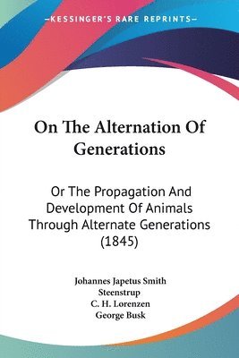 bokomslag On The Alternation Of Generations