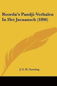 bokomslag Roorda's Pandji-Verhalen in Het Javaansch (1896)