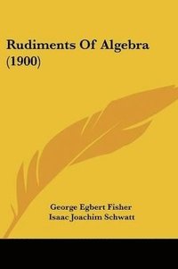 bokomslag Rudiments of Algebra (1900)
