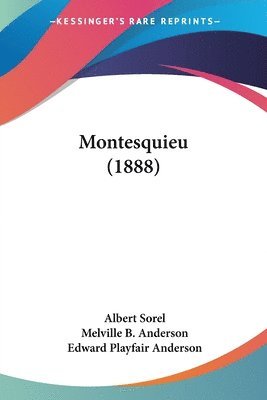 bokomslag Montesquieu (1888)