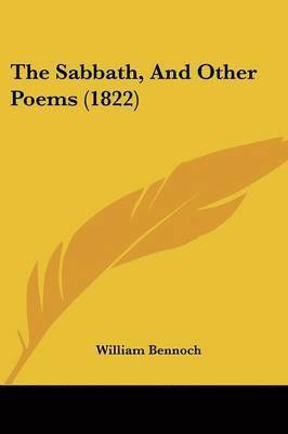 bokomslag Sabbath, And Other Poems (1822)