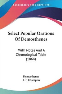 bokomslag Select Popular Orations Of Demosthenes