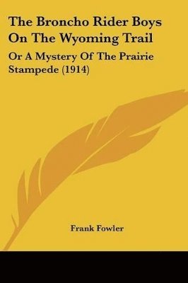 bokomslag The Broncho Rider Boys on the Wyoming Trail: Or a Mystery of the Prairie Stampede (1914)