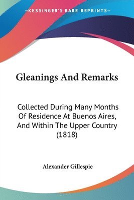 Gleanings And Remarks 1