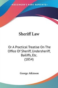 bokomslag Sheriff Law