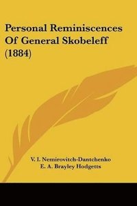 bokomslag Personal Reminiscences of General Skobeleff (1884)