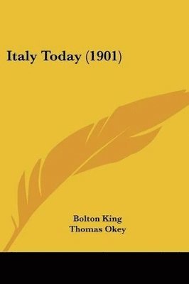 bokomslag Italy Today (1901)