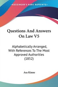 bokomslag Questions And Answers On Law V5