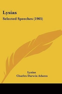Lysias, Charles Darwin Adams - Lysias, Häftad