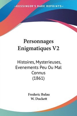 bokomslag Personnages Enigmatiques V2