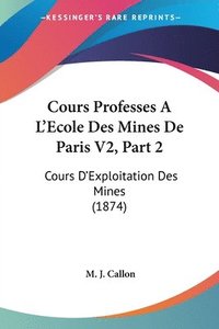 bokomslag Cours Professes A L'Ecole Des Mines De Paris V2, Part 2