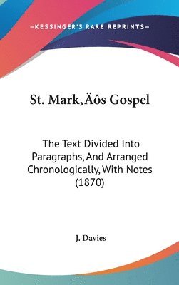 St. Mark's Gospel 1