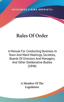 Rules Of Order 1