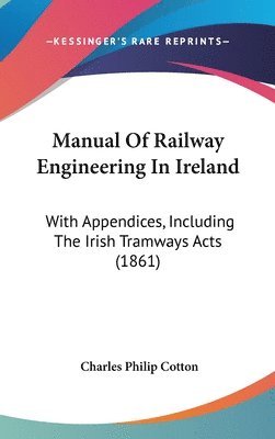 bokomslag Manual Of Railway Engineering In Ireland