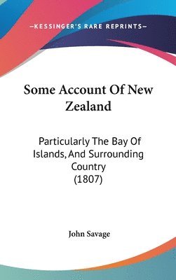 bokomslag Some Account Of New Zealand