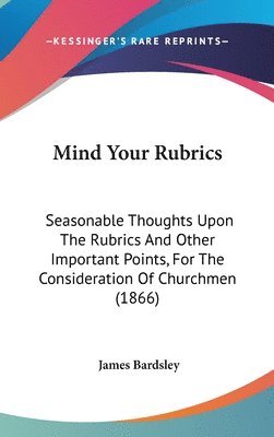 bokomslag Mind Your Rubrics