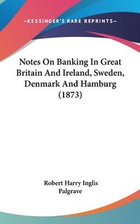 bokomslag Notes On Banking In Great Britain And Ireland, Sweden, Denmark And Hamburg (1873)