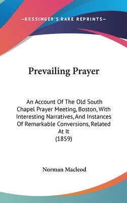bokomslag Prevailing Prayer