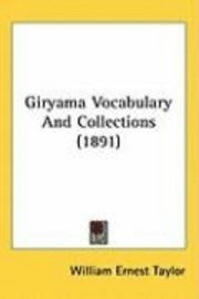 bokomslag Giryama Vocabulary and Collections (1891)