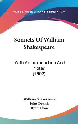 bokomslag Sonnets of William Shakespeare: With an Introduction and Notes (1902)