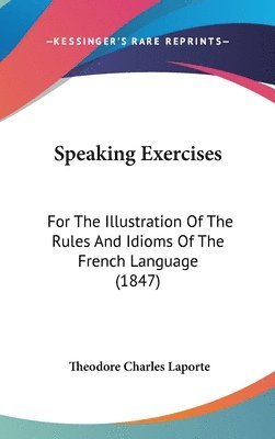bokomslag Speaking Exercises