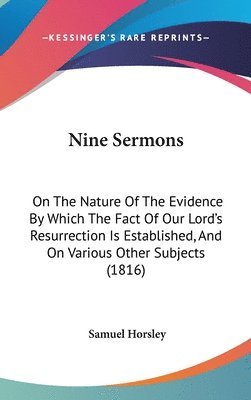bokomslag Nine Sermons