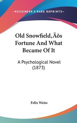 Old Snowfield's Fortune And What Became Of It 1