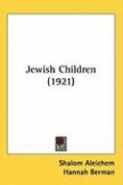 bokomslag Jewish Children (1921)