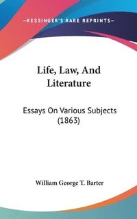 bokomslag Life, Law, And Literature