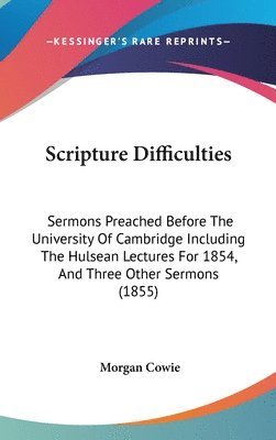 Scripture Difficulties 1