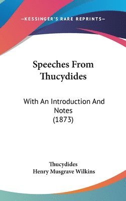 Speeches From Thucydides 1