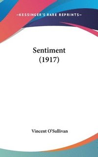 bokomslag Sentiment (1917)