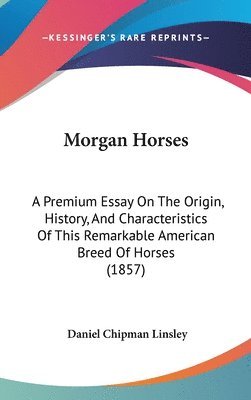 bokomslag Morgan Horses