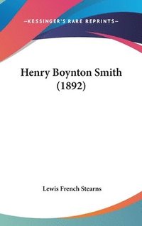 bokomslag Henry Boynton Smith (1892)