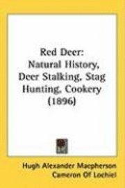 bokomslag Red Deer: Natural History, Deer Stalking, Stag Hunting, Cookery (1896)