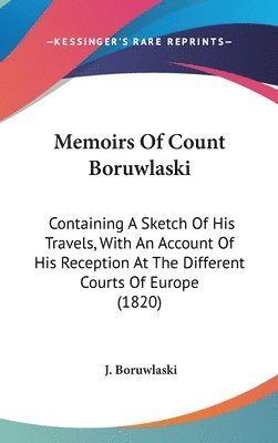 Memoirs Of Count Boruwlaski 1