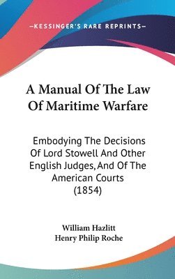 bokomslag Manual Of The Law Of Maritime Warfare