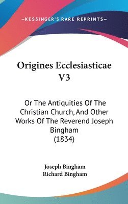 bokomslag Origines Ecclesiasticae V3