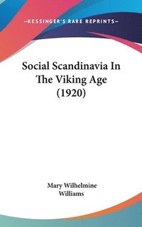 bokomslag Social Scandinavia in the Viking Age (1920)