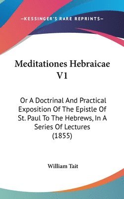 Meditationes Hebraicae V1 1