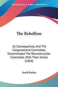 bokomslag The Rebellion: Its Consequences, And The Congressional Committee, Denominated The Reconstruction Committee, With Their Action (1866)