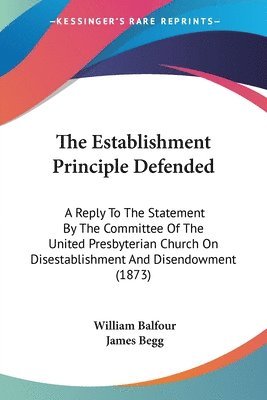 Establishment Principle Defended 1