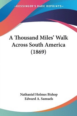 A Thousand Miles' Walk Across South America (1869) 1