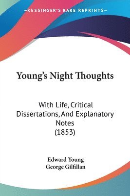 Edward Young - Young's Night Thoughts, Häftad
