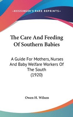 bokomslag The Care and Feeding of Southern Babies: A Guide for Mothers, Nurses and Baby Welfare Workers of the South (1920)