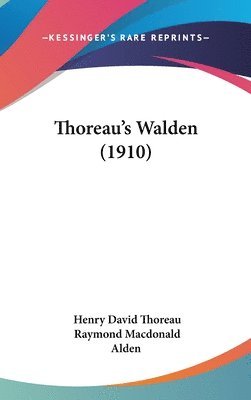 bokomslag Thoreau's Walden (1910)