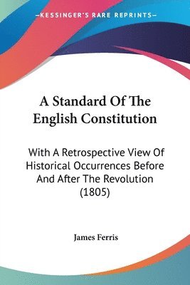 Standard Of The English Constitution 1